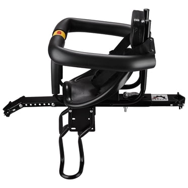 Bicycle seats Safety Child Seat Bike Front Saddle with Foot Pedals Support Back Rest for MTB Road Bike