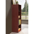 thumbnail image 3 of Pemberley Row Engineered Wood Mahogany Bookcase Rectangular Multipurpose 47.36" Unassembled, 3 of 5