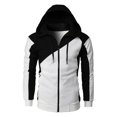 thumbnail image 3 of Sweat à Capuche Zippé pour Hommes Grande Taille, 3 of 4
