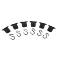 thumbnail image 1 of Convenient Black Awning Rail Hook Rings Enhance Your Camping Experience, 1 of 5