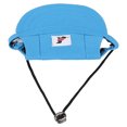 thumbnail image 4 of Pet Baseball Hat, Adjustable Dog Baseball Hat Stylish Cute  For Medium Dogs Blue,Red,Black,Leopard,Flower, 4 of 8