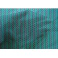 thumbnail image 4 of oneOone Cotton Silk Fabric Dot & Chevron Block Printed Fabric 1 Yard 42 Inch Wide, 4 of 4