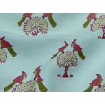 thumbnail image 4 of oneOone Viscose Jersey Fabric Bird & Tree Block Fabric Prints By Yard 60 Inch Wide, 4 of 5