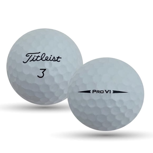 Mulligan - 48 balles de golf récupérées Titleist Prov V1 2018 5A, Blanc
