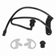 thumbnail image 2 of Tube Acoustique, Conception Ergonomique Réduisant la Fatigue Auditive Micro Tube à Bobine Noir avec Embout pour Casque Radio Bidirectionnel Embouts Transparents, Embouts Roses, Embouts Noirs, 2 of 7