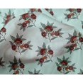 thumbnail image 4 of oneOone Silk Tabby Fabric Leaves & Floral Block Decor Fabric Printed BTY 42 Inch Wide, 4 of 4