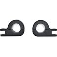 thumbnail image 2 of Krator Black 1-1/4" Engine Guard Tube Bar Footpeg Clamps Compatible with Harley Davidson Low Rider Chrome FXRC 1987, 2 of 5