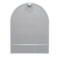 thumbnail image 2 of Gibraltar Stanley (ST200000) Post Mount Jumbo Mailbox, Galvanized Steel - Silver Gray, 2 of 9