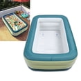thumbnail image 1 of Inflatable Swimming Pool, Premium Thickened PVC Family Blow Up Pool for Kids Adults, with Repair Patch, Foldable Design for Backyard Outdoor Garden Water Play, 1 of 7