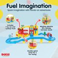 thumbnail image 3 of DOLU Large Parking Lot Garage Playset for Kids, Car Toy with Ramp and Elevator, 3 of 8