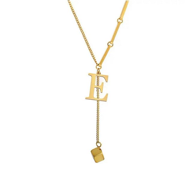 Pendentif Alphabet 26 Lettres Collier Lettre Initiale Mode pour Femmes W4U8