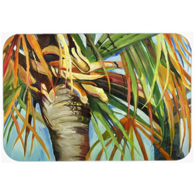Carolines Treasures JMK1129CMT Orange Top Palm Tree Kitchen & Bath Mat, 20 x 30
