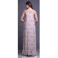 thumbnail image 2 of Bimba Robe de Nuit Imprimée à Pois et Papillons Rose Fuchsia pour Femmes Longue à Bretelles Spaghetti Maxi Robe de Sommeil Robe Medium, 2 of 5