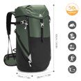 thumbnail image 2 of Sac de Course Imperméable 50L Grande Capacité Sac de Jogging Respirant pour Randonnée Camping, 2 of 7