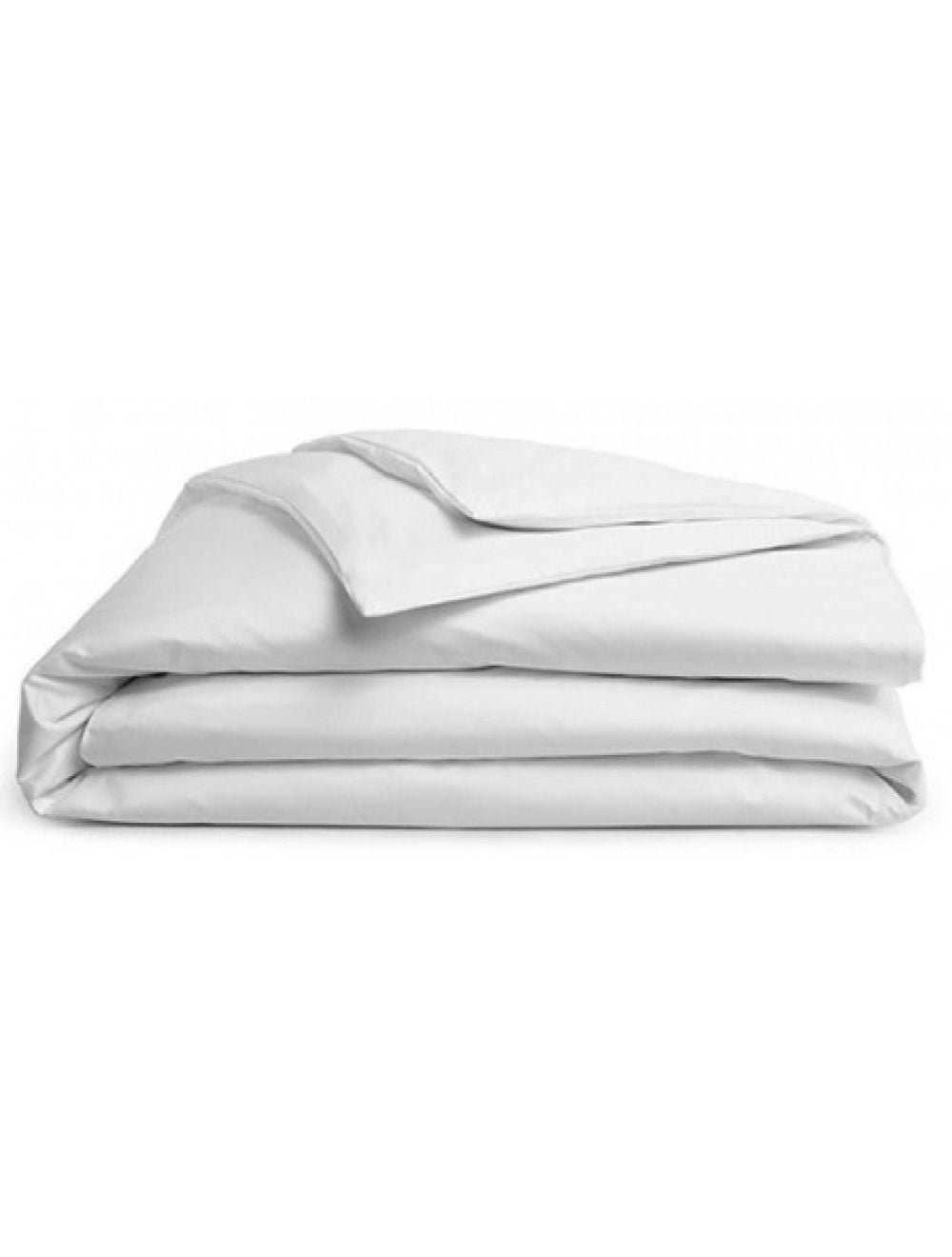 Hotel Bed Linens TC-250 Prem. Percale Plain Cotton-Poly Duvet Covers FLAP TWIN 66"x88" Color: White 1/Pack