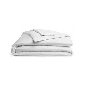 Linges de lit d'hôtel TC-250 Prem. Percale Plaine Coton-Poly Couvertures de duvet FLAP TWIN 66"x88" Couleur: Blanc 1/Pack
