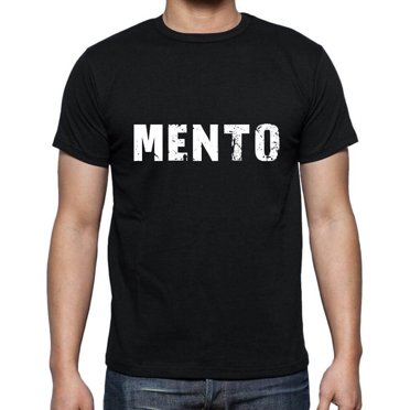 T-Shirt Graphique pour Homme Mento Écologique Édition Limitée T-Shirt à Manches Courtes Vintage Cadeau d'Anniversaire Nouveauté