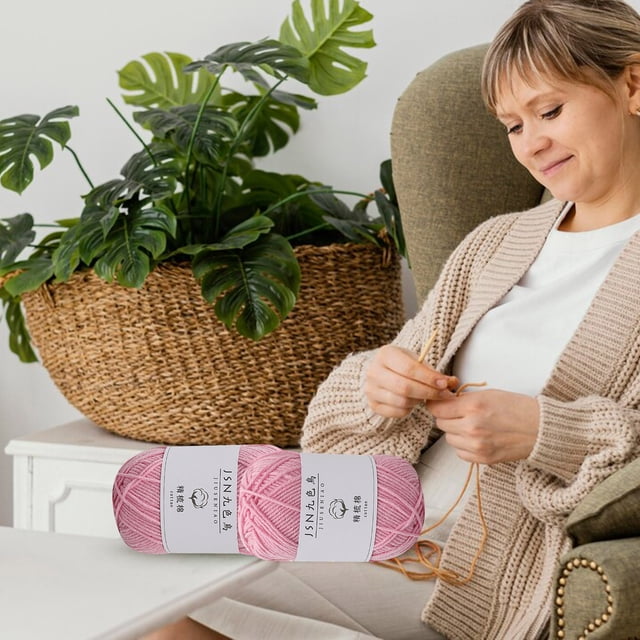 TopLLC Quilt Set, Bed Quilt 4 Strands Of Combed Milk Cotton Thread Diy Doll Cotton Crochet Thread Wool Ball Kiting Crochet