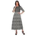 thumbnail image 2 of Moomaya Kurta Imprimée Tenue d'Été Kurti pour Dames Tunique à Fente avant Hauts pour Femmes, 2 of 5