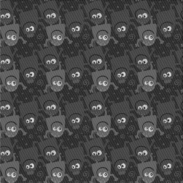 Ahgly Company Machine Washable Indoor Square Transitional Charcoal Black Area Rugs, 4' Square