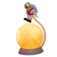 thumbnail image 3 of DOLITY Creative Astronaut LED Lamp Night Light Bedside Desk Moon Nightlight for Bedroom Yellow, 3 of 6