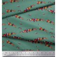 thumbnail image 3 of Soimoi Georgette Viscose Fabric Colorful Bird Print Fabric by Yard 42 Inch Wide, 3 of 3