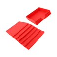 thumbnail image 2 of ziyahi Square Drinks Coaster Silicone Cup Coasters Square Tea Mat Holder Mug Glasses Set Red, 2 of 8
