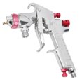 thumbnail image 3 of Paint Spray Gun, Pneumatic Airbrush, 200-240ml/min Universal Lower Pot Excellent Atomization Painting Tool Kit, for Automobiles Automobile Maintenance 2mm Diameter,2.5mm, 3 of 7