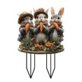 thumbnail image 1 of Nouveau Piquet de Jardin Tendance Lapin de Pâques Jardin Piquet de Jardin de Pâques Décoration de Pâques Rétro Lapin de Pâques Oeuf de Pâques Logo de Jardin Décoration de Pâques Extérieure Lapin de Pâques Oeuf de Pâques Lo de Pâques, 1 of 3