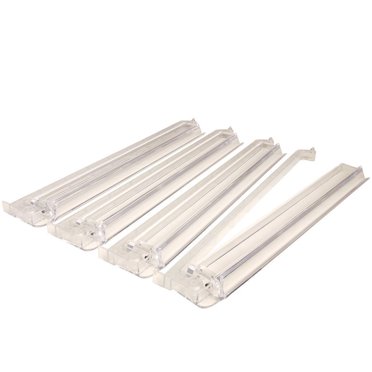 American Mahjong All-In-One Tile Rack & Pusher Arm - Set Of 4 - Clear