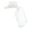 thumbnail image 4 of Western Cowboy Hat with Decorative Letters and Headscarf for Wedding Western Style Dome, 4 of 5