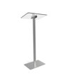thumbnail image 2 of FixtureDisplays® Acrylic Podium for Floor, Aluminum Pole & Base - Clear & Silver 119741, 2 of 15