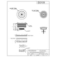 thumbnail image 2 of Westbrass D2135-12 Two Wing Nut Style Large Kitchen Basket Strainer in Oil Rubbed Bronze, 2 of 5