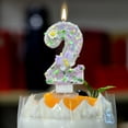 thumbnail image 1 of Vaidha Digital Birthday Candle Cake Decoration First Birthday Celebration Party Candle Flower, 1 of 6