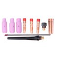 thumbnail image 1 of Welding Torch, 14pcs Ceramic Metal Primeweld Tig Three 2.0% Thoriated Tungsten Red Electrodes Stable Performance  For 17/18/26 Torch 14PCS, 1 of 8