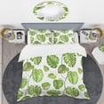 thumbnail image 2 of Designart « Feuilles de Palmier Tropicales II » Ensemble de Housse de Couette Mi-Siècle, 2 of 4
