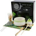 thumbnail image 1 of MesaSe 8 Pcs Matcha Whisk Set Complete Matcha Kit with Bamboo Matcha Whisk Ceramic Whisk Holder Elegant Matcha Set Practical Matcha Making Kit for Matcha Lovers and Tea Lovers, 1 of 9