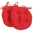 thumbnail image 1 of Coussins de Chaise Ronds Capitonnés en Sergé Uni de 16 Po (Ensemble de 2), 1 of 2