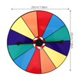 thumbnail image 2 of CIMAXIC Party Blank Lottery Wheel Desktop Prize Turntable Prize Wheel Desktop Blank Diy Raffle Rotating Wheel Lucky Board Game Supply Party Prop,7.87"X7.87"X0.39", 2 of 5
