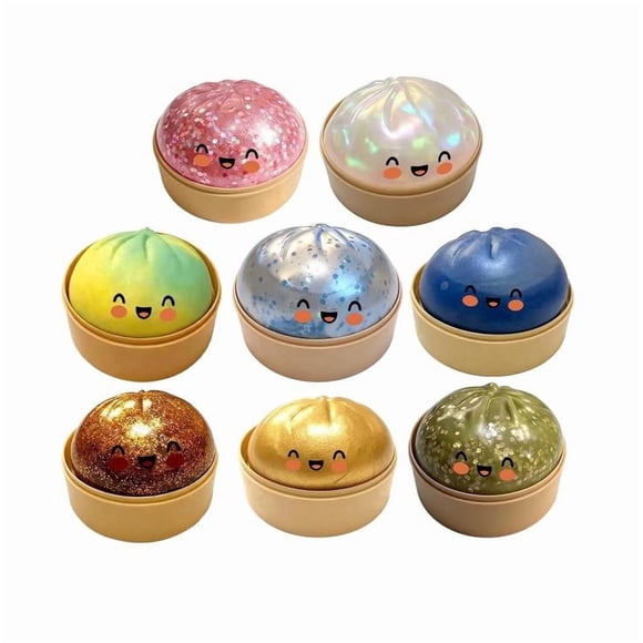 2026 New Giant Glitter Dumpling Glitter Dumpling Squishy Box for Stress Relief, More Surprises