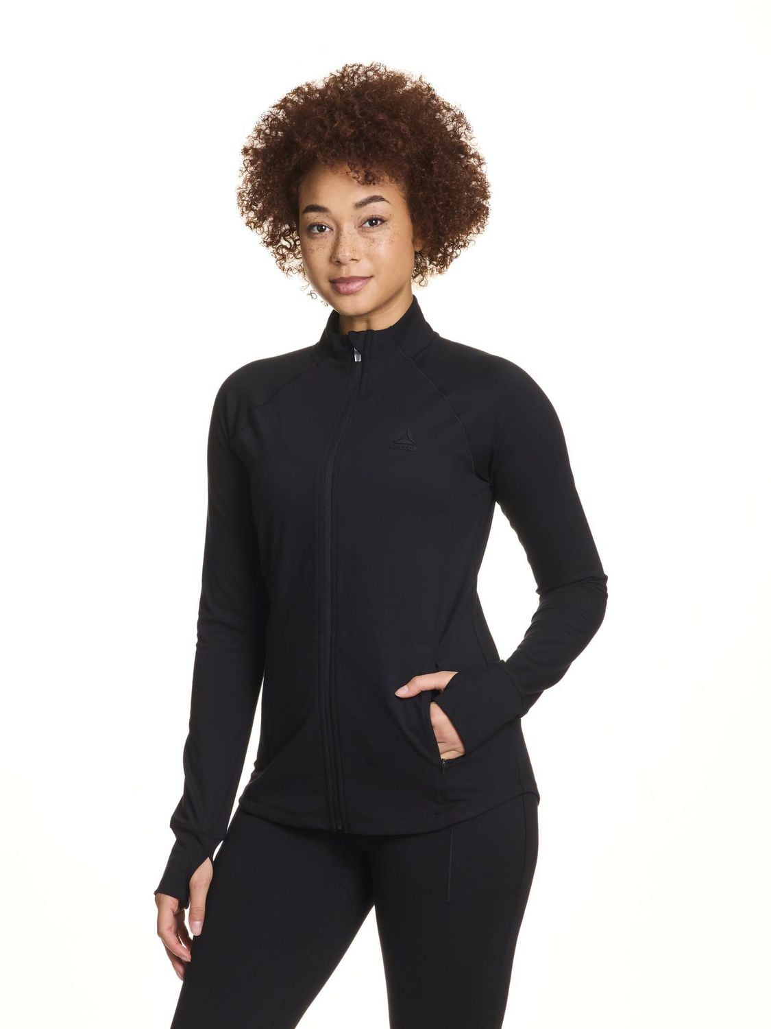 Reebok Veste Reflex Performance entièrement zippée avec poches pour femmes