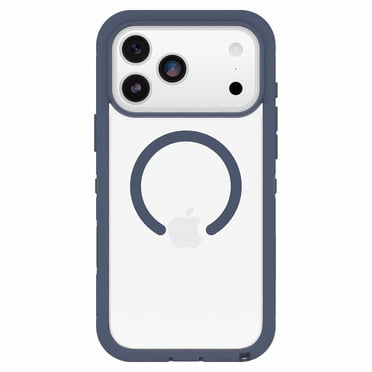 OtterBox Étui Defender Pro XT Clear MagSafe avec Contrôle de la Caméra Bootcut (Bleu) pour iPhone 17 Pro Max