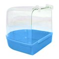 thumbnail image 1 of Bird Bath Box Parakeet Shower Caged Parrot Bathing Tub Accessory Bathing Tub Bathtub Shower Box Hanging Cage Decor 1pc, 1 of 8