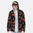thumbnail image 2 of Lsque Watermelon Pattern UPF 50+ Lightweight Sun Protection Men's Women's Long Sleeve Shirt, Hoodie Performance -Small, 2 of 7