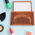 thumbnail image 4 of Shisuyan Folding Mirror Portable Mirror Small Mirror Compact Mirror Travel Mirror with Comb, 4 of 8