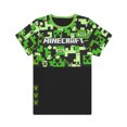 thumbnail image 2 of Minecraft Boys Green Short Sleeve Long Leg Pyjama Set, 2 of 7