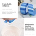 thumbnail image 4 of ORUYROP 1-1/2 Inch Wide Double Face Satin Ribbon-25 Yards，Gift Bag Decoration Wedding Chair Back Handmade Bow (Fresh Blue), 4 of 7