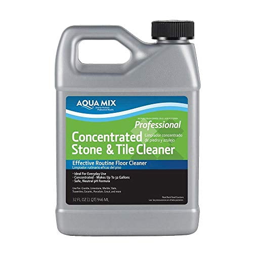 Aqua Mix Nettoyant Concentré pour Pierres et Carreaux Nettoyant de Routine Efficace pour Planchers 32 oz