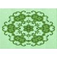 thumbnail image 1 of Ahgly Company Tapis Rectangulaire Lavable en Machine Vert Transitionnel, 7 Pieds x 9 Pieds, 1 of 7