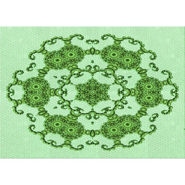 Ahgly Company Tapis Rectangulaire Lavable en Machine Vert Transitionnel, 7 Pieds x 9 Pieds